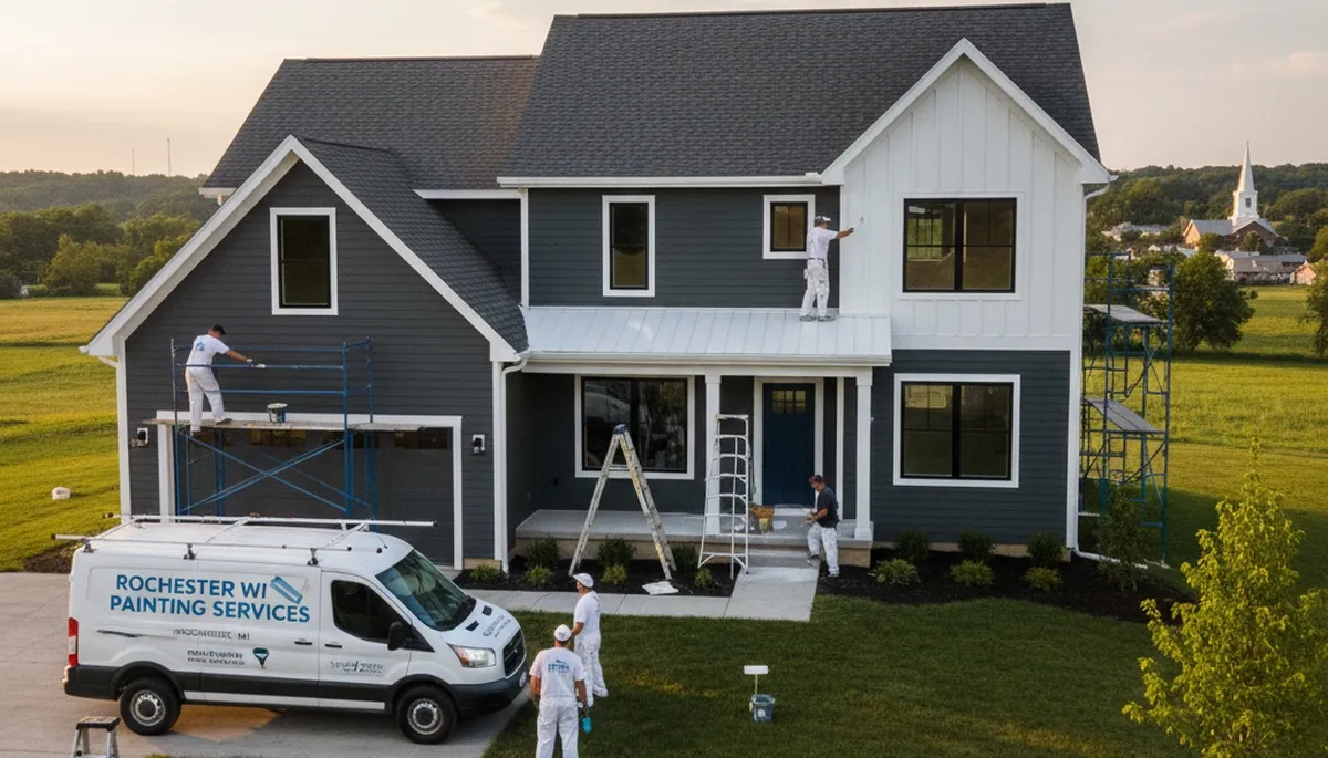 Professional house painters serving Kenosha, WI for interior and exterior painting projects
