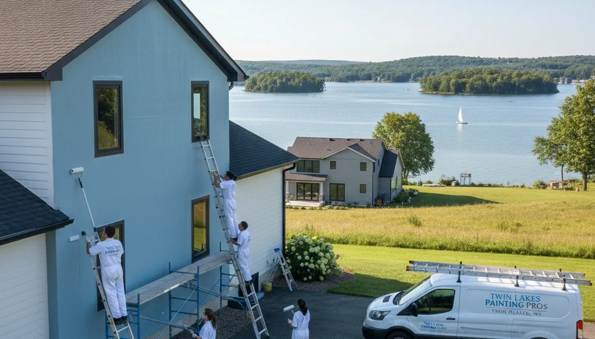 House painting services in Kenosha, WI by Kenosha Painters for interior and exterior homes